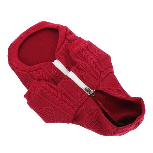 ifundom Haustier-Pullover hundemantel Dog Raincoat Hundekleidung mit Reißverschluss Hundeurlaubspullover Hunde Hoodies Weihnachtskostüm groß Hund gestrickter Pullover Haustierbedarf Garn von ifundom