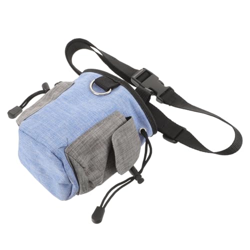 ifundom Haustier Tragbare Leckerlitasche Hundebeutel Leckerlibeutel Für Das Training Taille Hundetasche Träger Tasche Für Hundeleckereien Snack Groß Hundetaschen Himmelblau Oxford-Stoff von ifundom