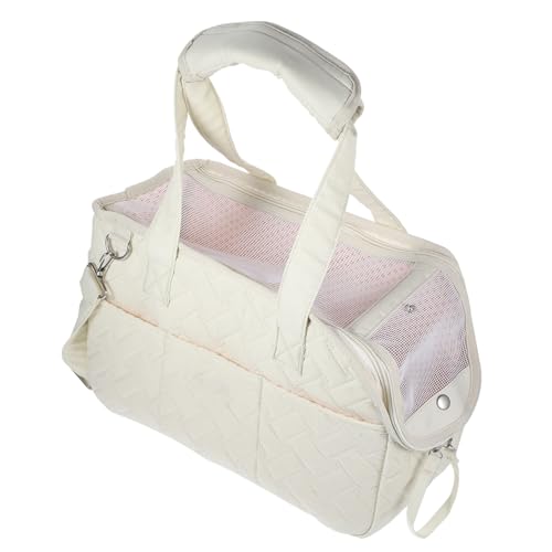 ifundom Haustier Tragetasche für Katzen und Kleine Transporttasche mit Atmungsaktivem Mesh Design und Bequem für Reisen und Outdoor Aktivitäten von ifundom
