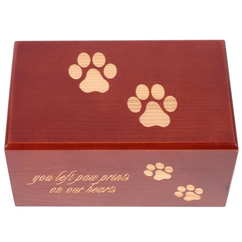ifundom Haustier Urne Tierurnen Einäscherung Urnen Hundeasche Urne Klein Hundedenkmal Hundeurnen Haustier-denkmal Haustier-Asche-urne Urnen Für Asche Hölzern Light Brown ifundom Haustier Urne Tierurnen Einäscherung Urnen Hundeasche Urne Klein Hundedenkmal Hundeurnen Haustier-denkmal Haustier-Asche-urne Urnen Für Asche Hölzern Light Brown von ifundom