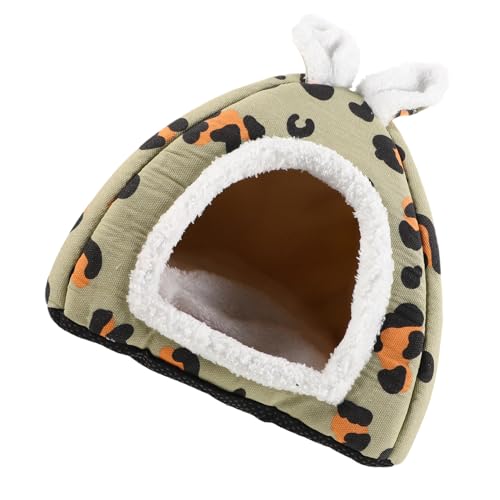 ifundom Haustierbett für Versteck Komfort Welpe kleines hundebett Nest zarte Hamsterhütte dekoratives Chinchillahaus zartes Chinchilla- stabile Hamsterhütte Flanell ifundom Haustierbett für Versteck Komfort Welpe kleines hundebett Nest zarte Hamsterhütte dekoratives Chinchillahaus zartes Chinchilla- stabile Hamsterhütte Flanell von ifundom