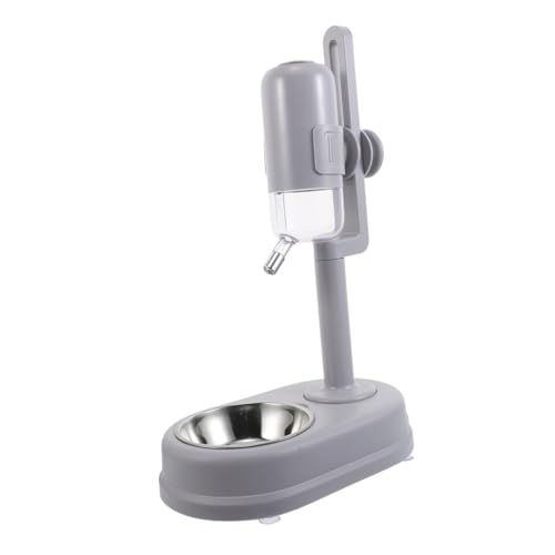 ifundom Haustierdiät Wasserspender Für Kätzchen Futternapf Für Katzenfutter Automatisches Hundewasser Doppelte Feederschüssel Flasche Wasserspender Automatische Wassernäpfe Plastik Grey ifundom Haustierdiät Wasserspender Für Kätzchen Futternapf Für Katzenfutter Automatisches Hundewasser Doppelte Feederschüssel Flasche Wasserspender Automatische Wassernäpfe Plastik Grey von ifundom