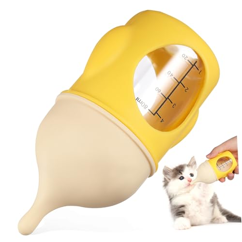 ifundom Haustierflasche Welpen Fütterungsflaschen Neugeborene Welpenflaschen Kätzchenflaschen Zum Stillen Kätzchenflaschen Fütterer Kätzchenmilchfütterungsnippel Hunde von ifundom