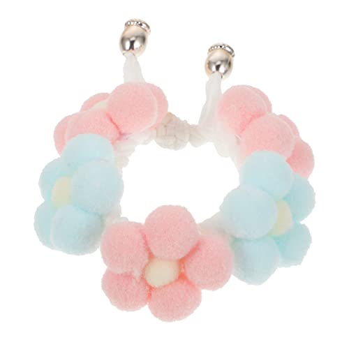 ifundom Haustierhalsband Blau für Rosa Körperpflege großes Katzenhalsband Kleiner Kragen Kleiner Kätzchenkragen Kätzchen Zubehör exquisites Hundehalsband handgestrickter Kragen Garn von ifundom