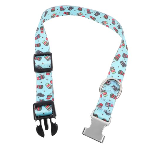 ifundom Haustierhalsband Mittel Kragen Für Hunde Katzenhalsbänder Freigeben Halsband Hund Klein Groß Für Das Training Schnalle XXX Einstellbar Welpe Haustier-Krawatte Polyester Light Green von ifundom
