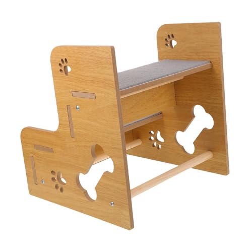 ifundom Haustiertreppe Multifunktionale Haustiertreppe Mit Klettertreppe Für Ältere Hunde Rampe Für Haustierbetten Trittleiter Für Haustiere Tragbare Treppe Für Haustiere von ifundom