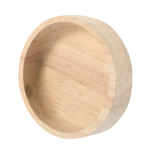 ifundom Holz Futternapf für Hamster Chinchillas und Kleine und Kompakt für Futter und Wasser aus Hochwertigem Holz für Angenehmes Fresserlebnis von ifundom