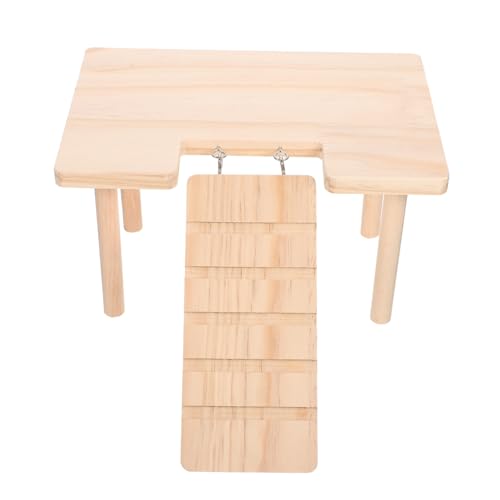 ifundom Dekorative Holzplattform mit Rampe für Meerschweinchen und Hamster Sichere Spielzeug Lösung für Kleintiere Klettermöglichkeit Käfigzubehör Fördert Bewegung und Geistige Gesundheit ifundom Dekorative Holzplattform mit Rampe für Meerschweinchen und Hamster Sichere Spielzeug Lösung für Kleintiere Klettermöglichkeit Käfigzubehör Fördert Bewegung und Geistige Gesundheit von ifundom