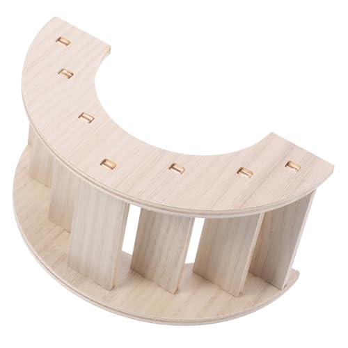 ifundom Holz Kletterbrücke Für Kleintiere Lange Trainingsleiter Für Hamster Meerschweinchen Und Chinchillas Sicheres Und Langlebiges Für Käfigzubehör von ifundom