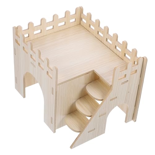 ifundom Holz Nagerversteck für Hamster und Meerschweinchen Langlebiges Kleintierhaus mit Versteck und Spielbereich Natürlicher Rückzugsort zum Schlafen und Entspannen im Käfig Teiliges ifundom Holz Nagerversteck für Hamster und Meerschweinchen Langlebiges Kleintierhaus mit Versteck und Spielbereich Natürlicher Rückzugsort zum Schlafen und Entspannen im Käfig Teiliges von ifundom