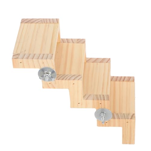 ifundom Holz Vogel Kletterleiter für Papageien und Kleintiere Multifunktionale Leiter mit Ruheplatz und Installieren für Vogelkäfig und Hamster Design ifundom Holz Vogel Kletterleiter für Papageien und Kleintiere Multifunktionale Leiter mit Ruheplatz und Installieren für Vogelkäfig und Hamster Design von ifundom