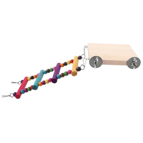 ifundom Holz Vogel Leiter mit Schaukel Robuste Kletterleiter für Papageien und Sittiche Natürliche Sitzstange aus Holz Stabiler Vogel Standplatz für Kleine und Große Vögel Vielseitig ifundom Holz Vogel Leiter mit Schaukel Robuste Kletterleiter für Papageien und Sittiche Natürliche Sitzstange aus Holz Stabiler Vogel Standplatz für Kleine und Große Vögel Vielseitig von ifundom