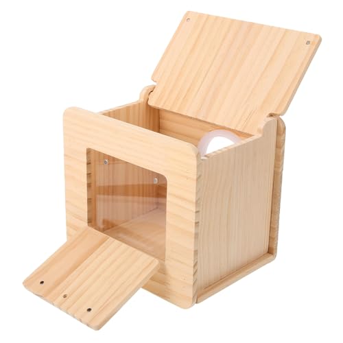 ifundom Holz Vogelhaus für Cockatiels Hängendes Nistkästchen für Garten und Leichte Vogelhäuschen aus Holz für Außenanwendung für Aufzucht von Vögeln Ihrem Hinterhof ifundom Holz Vogelhaus für Cockatiels Hängendes Nistkästchen für Garten und Leichte Vogelhäuschen aus Holz für Außenanwendung für Aufzucht von Vögeln Ihrem Hinterhof von ifundom