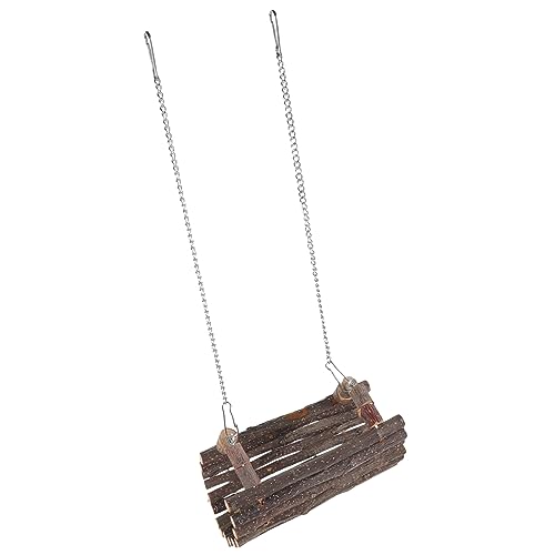 ifundom Hamster Spielzeug aus Holz Kauspielzeug Hängemattenspielzeug Lustige Hamsterschaukel Kletterspielzeug für Dekoratives Hängespielzeug für Kleintiere ifundom Hamster Spielzeug aus Holz Kauspielzeug Hängemattenspielzeug Lustige Hamsterschaukel Kletterspielzeug für Dekoratives Hängespielzeug für Kleintiere von ifundom