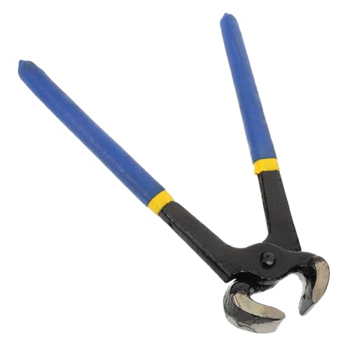 ifundom Hufpflegezange Schwere Hufschere Hufschmiedbedarf Drahtzange Hufpflege Hufschmied Für Pferde Nagelzange Beschlagen Nagelhautzange Hufschmiedwerkzeug Metall Blau von ifundom