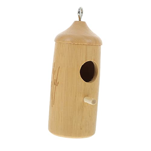 ifundom Hummingbird House Hanging Ornamente Kolibri-Häuser für draußen zum Nisten hängender Vogel vogelhaus hängendes Kolibri-Nest Kolibri-Heimdekoration hölzern Khaki ifundom Hummingbird House Hanging Ornamente Kolibri-Häuser für draußen zum Nisten hängender Vogel vogelhaus hängendes Kolibri-Nest Kolibri-Heimdekoration hölzern Khaki von ifundom