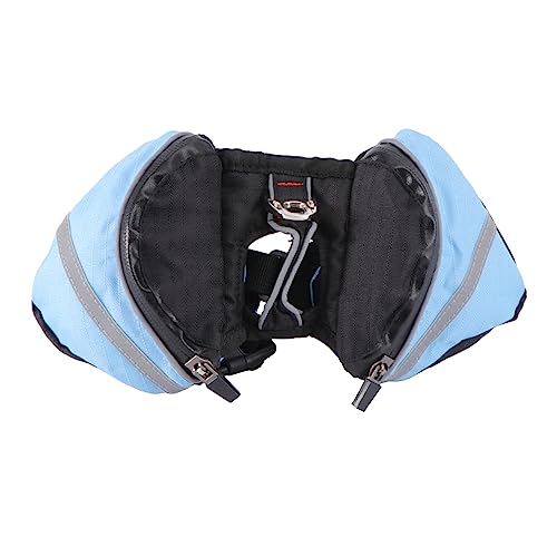 ifundom Hunde Rucksack Hundetaschen Welpen Rucksack Hund Reisetasche Camping Rucksack für Hunde Hundetragetaschen für kleine Hunde gehen Transportbox für Hunde Reiserucksack für Hunde Blau von ifundom