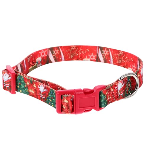 ifundom Hundehalsbänder Für Partys Weihnachts-hundeleine Weihnachtshalsbänder Für Katzen Halsband Für Haustiere Großes Hundehalsband Halsband Für Hunde Einstellen Hündchen Polyester von ifundom