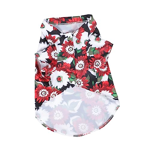 ifundom Hundehemd Sommerliche Hundebluse Kühlung Für Hunde Hund Kühlung Mit Schmucklos Baumwollhemd Kleine Hundekleidung Coole Hundekleidung Pet Party Kostüm Hunde-Sonne-Shirt Baumwolle von ifundom