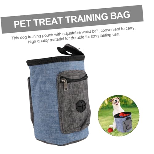 ifundom Hundeleckerli Tasche mit Verstellbarem Taillengurt Große Kapazität Robustes Material für Welpen und Gehorsamkeitstraining Praktische Outdoor Futtertasche für Hundehalter Blau ifundom Hundeleckerli Tasche mit Verstellbarem Taillengurt Große Kapazität Robustes Material für Welpen und Gehorsamkeitstraining Praktische Outdoor Futtertasche für Hundehalter Blau von ifundom
