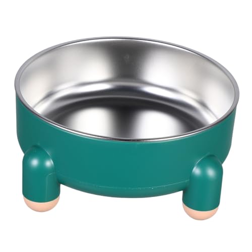 ifundom Hundenapf Nicht -Slip -hundeschalen Kleine Metallhundschalen Futternapf Für Hunde Haustiernapf Futternapf Aus Edelstahl Welpennäpfe Aus Edelstahl Green Rostfreier Stahl von ifundom
