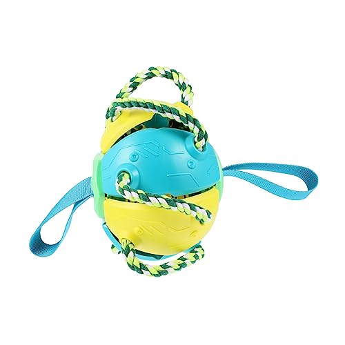 ifundom Hundespielzeug Fliegender Ball Interaktives Outdoor für Hunde Bissfeste Fetch Ball für Welpen Fördert und Langeweile Gelb Blau ifundom Hundespielzeug Fliegender Ball Interaktives Outdoor für Hunde Bissfeste Fetch Ball für Welpen Fördert und Langeweile Gelb Blau von ifundom