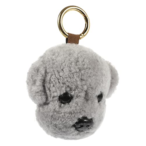 ifundom Hundetastatur Haustier Hundespielzeug Rassen Welpe Hundeplüschtiere Nettes Hund Ausgestopft Spielzeughund Für Hunde Plüsch Hund Schlüsselanhänger Hardware- Grey von ifundom