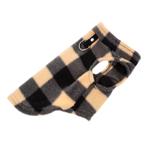ifundom Hundeweste Fleece Für Kleine Und Mittelgroße D Ring Hundeweste Winterbekleidung Für Haustiere Und Bequeme Weste Für Und Feiertage von ifundom