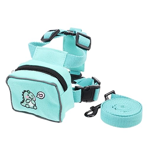ifundom Kätzchensicherheitsgurt für Kleine und Katzen Verstellbarer Haustier Rucksack mit Niedlichem Design für Outdoor Aktivitäten Unterstützt von ifundom