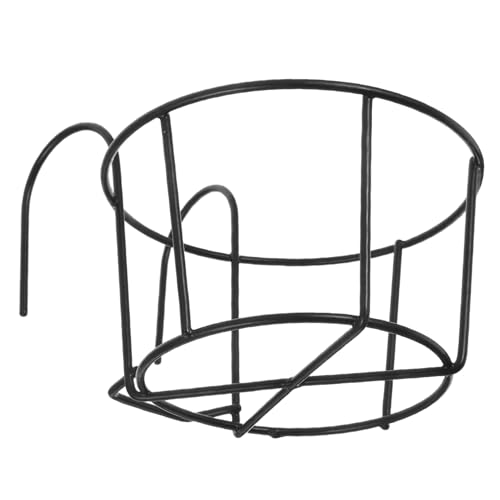 ifundom Kaninchen-Heufutterautomat Metall -Heu -Feeder für Kaninchen Meerschweinchen -Heu -Feeder -Ständer Futterautomat für Heu Kleintier -Heu -Feedermetall Kleiner Heuheuder Eisen Black von ifundom