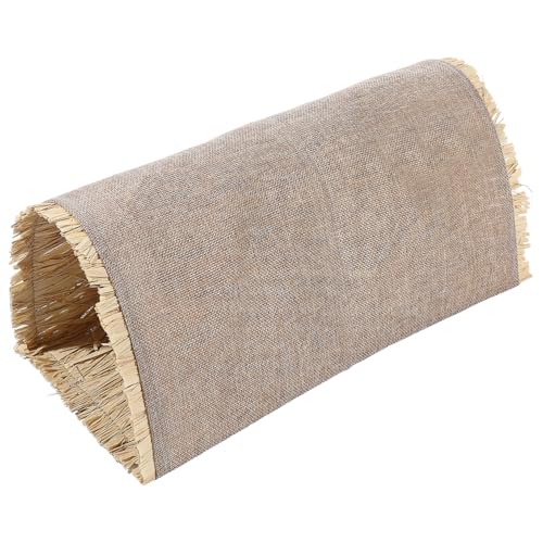 ifundom Kaninchen -tunnelspielzeug Hamsternest Haustiere Für Hasen Hamstergrastunnel Verschachtelung Hamster-versteck-Tunnel Hamstertunnel Schlafbett Kleines Kaninchenhaus Bast von ifundom