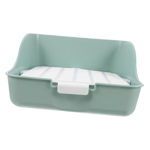 ifundom Kaninchentoilette Ecktoilette mit Stabilem Ecken Design Großes Kaninchen und Kleintier Wc Spritzwassergeschützte Töpfchenschale für Zwergkaninchen Meerschweinchen Chinchilla ifundom Kaninchentoilette Ecktoilette mit Stabilem Ecken Design Großes Kaninchen und Kleintier Wc Spritzwassergeschützte Töpfchenschale für Zwergkaninchen Meerschweinchen Chinchilla von ifundom