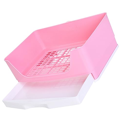 ifundom Kasten Kaninchentoilette Mülleimer für drinnen Hase Liner Hamster klo kaninchenklo Kleintier Klo meerschweinchen Haustiere Katzentrainingstoilette Haustierstreubecken Plastik Rosa ifundom Kasten Kaninchentoilette Mülleimer für drinnen Hase Liner Hamster klo kaninchenklo Kleintier Klo meerschweinchen Haustiere Katzentrainingstoilette Haustierstreubecken Plastik Rosa von ifundom