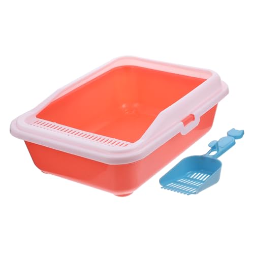 ifundom Kasten Katzentoilette Aufgewertet Verklumpung Katzenstreu Scoop Rostfrei Katzenstreublättschale Selbstreinigung Haustier Wurf Katzentlattenkätzchen Drinnen Sport Rosa ifundom Kasten Katzentoilette Aufgewertet Verklumpung Katzenstreu Scoop Rostfrei Katzenstreublättschale Selbstreinigung Haustier Wurf Katzentlattenkätzchen Drinnen Sport Rosa von ifundom