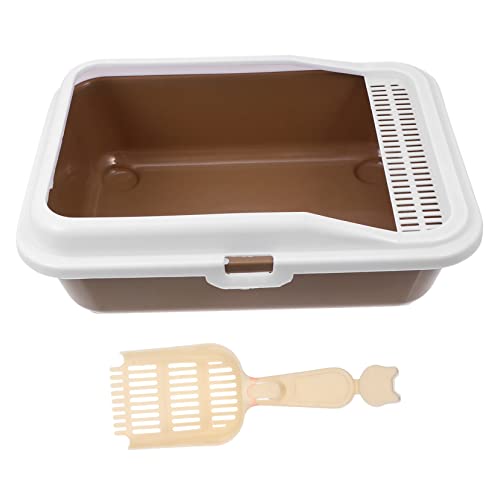 ifundom Kasten Katzentoilette drinnen Katzenboxen für Wohnungskatzen Tablett Wurf Pads dustbin streuwanne cat Toilet Katzenstreu Töpfchen strapazierfähige Katzenbettpfanne Sport Coffee ifundom Kasten Katzentoilette drinnen Katzenboxen für Wohnungskatzen Tablett Wurf Pads dustbin streuwanne cat Toilet Katzenstreu Töpfchen strapazierfähige Katzenbettpfanne Sport Coffee von ifundom