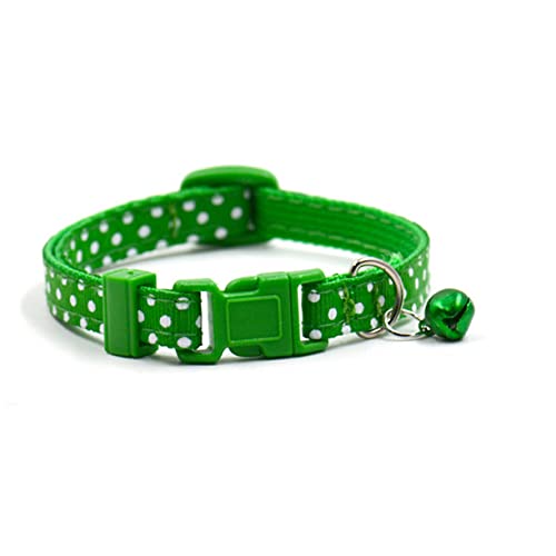ifundom Katzen Und Hundehalsband Mit Glocke Verstellbar Grün Für Kleine Haustiere Langlebig Und Bequem Für Täglichen Gebrauch ifundom Katzen Und Hundehalsband Mit Glocke Verstellbar Grün Für Kleine Haustiere Langlebig Und Bequem Für Täglichen Gebrauch von ifundom