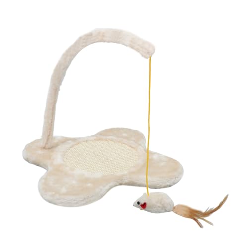 ifundom Katzenkratzbrett Kratzen Drinnen Hängend Hat Kratzbaum Für Katzen Haben Katzenkratzbaum Mit Ballspielzeug Kratzunterlage Für Katzen Katze Kratzmatte Plüsch Beige ifundom Katzenkratzbrett Kratzen Drinnen Hängend Hat Kratzbaum Für Katzen Haben Katzenkratzbaum Mit Ballspielzeug Kratzunterlage Für Katzen Katze Kratzmatte Plüsch Beige von ifundom