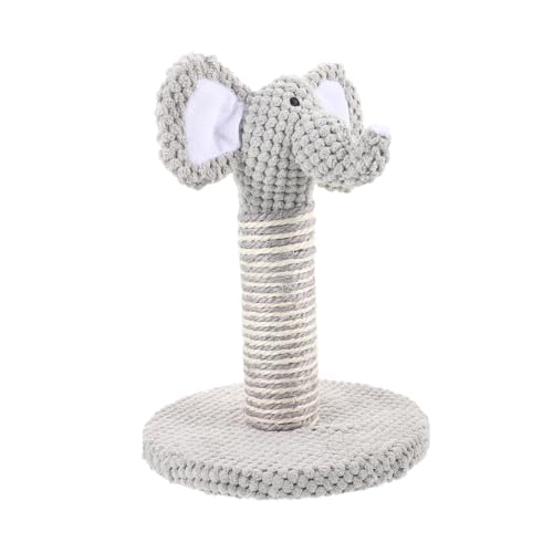 ifundom Katzenkratzer Elefant Kratzsäule für Katzen Dekorativer Kratzbaum aus Hautfreundlichem Material für Innenraumgestaltung Spielvergnügen Ihrer Katze von ifundom