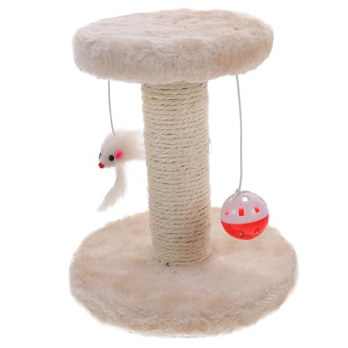 ifundom Katzenkratzsäule aus Sisal für Innenkatzen Stabiler mit Katzenzubehör für Bequemen Kratzspaß für Kätzchen und Katzen ifundom Katzenkratzsäule aus Sisal für Innenkatzen Stabiler mit Katzenzubehör für Bequemen Kratzspaß für Kätzchen und Katzen von ifundom