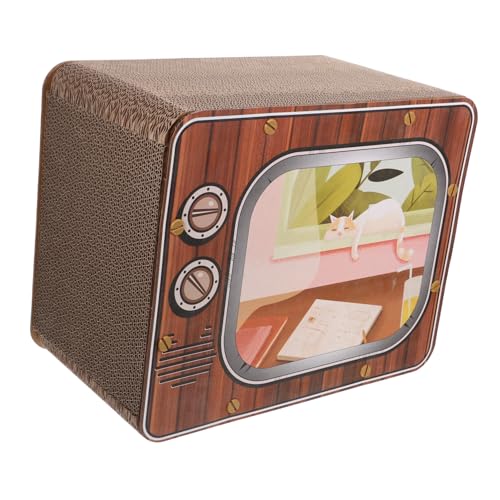 ifundom Katzenkratzwürfel, Quadratisches Katzenhausbett Aus Pappe, Recycelbare Katzenmöbel Für Innenkatzen, Süßer Und Lustiger Hauskratzer ifundom Katzenkratzwürfel, Quadratisches Katzenhausbett Aus Pappe, Recycelbare Katzenmöbel Für Innenkatzen, Süßer Und Lustiger Hauskratzer von ifundom