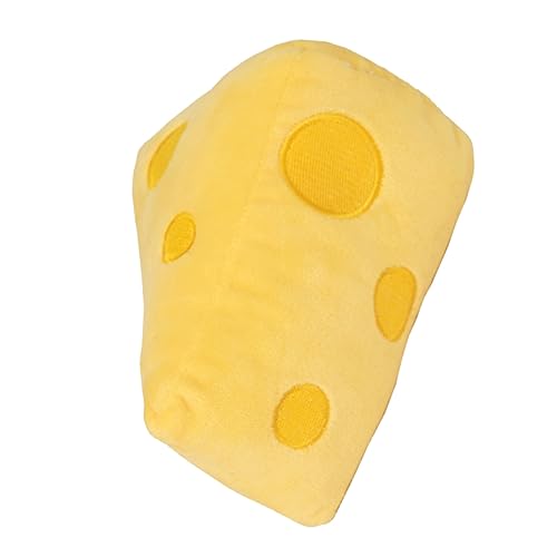 ifundom Katzenminze Plüschspielzeug Käseform Langlebig und Robust für Kätzchen Fördert das Kauen und Spielverhalten Sorgt für Stundenlangen Spaß und Beschäftigung von ifundom