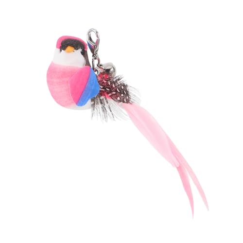 ifundom Federmuster Katzen Spielzeug Ersatzkopf Mit Glocke Interaktive Befestigung Für Katzensticks Für Indoor-Spiel Und Unterhaltung Von Katzen von ifundom