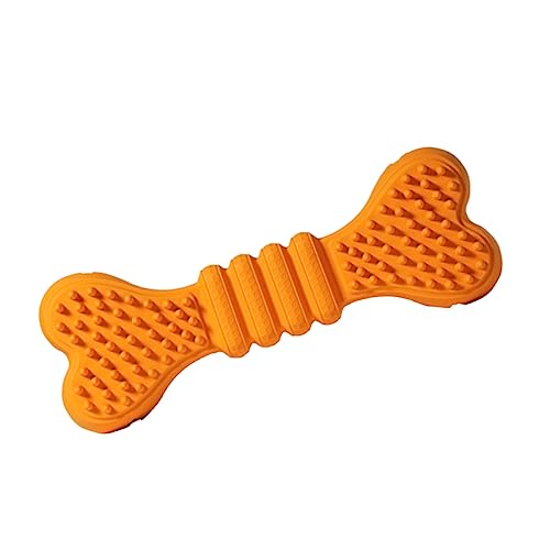 ifundom Kauspielzeug für Bissfestes Molarspielzeug Knochenform Orange Lernspielzeug zur Zahnpflege und Stärkung Bindung zu Ihrem Haustier ifundom Kauspielzeug für Bissfestes Molarspielzeug Knochenform Orange Lernspielzeug zur Zahnpflege und Stärkung Bindung zu Ihrem Haustier von ifundom
