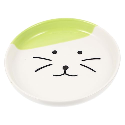 ifundom Keramischer Katzenteller Flache Futterplatte für Katzen rutschfeste Katzenfutterschüssel Hygienisch Reinigen Stilvolles Design für Futter ifundom Keramischer Katzenteller Flache Futterplatte für Katzen rutschfeste Katzenfutterschüssel Hygienisch Reinigen Stilvolles Design für Futter von ifundom