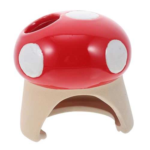 ifundom Keramisches Hamster Nest im Pilzdesign Sicheres und Langlebiges Versteck für Kleine Haustiere für Hamster Tragbar Käfige von ifundom