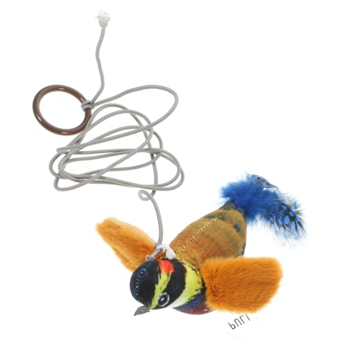 ifundom Klangspielzeug Katzentür Interaktives Katzenspielzeug Spielzeugkatze Kätzchen drinnen Vogel hängendes Kätzchen-Vogel-Zubehör Katzenzubehör Feder ifundom Klangspielzeug Katzentür Interaktives Katzenspielzeug Spielzeugkatze Kätzchen drinnen Vogel hängendes Kätzchen-Vogel-Zubehör Katzenzubehör Feder von ifundom