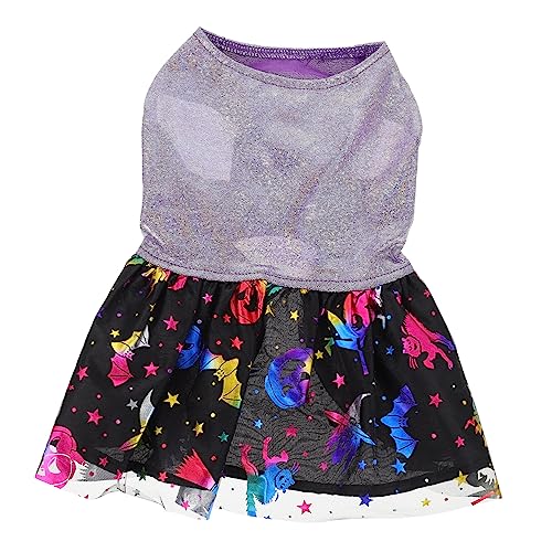ifundom Kleidung für Haustierhunde Neuheit Welpenkleid Hund Halloween-Outfit groß klein Dekorationen Halloween-Haustierkostüm Halloween-Party-Hundekleid Polyester Violett ifundom Kleidung für Haustierhunde Neuheit Welpenkleid Hund Halloween-Outfit groß klein Dekorationen Halloween-Haustierkostüm Halloween-Party-Hundekleid Polyester Violett von ifundom