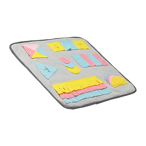 ifundom Kleine Haustiere Schnüffelmatte Interaktive Spielmatte Für Langsames Essen Training Fördert Fähigkeiten Und Beschäftigung Für Welpen von ifundom