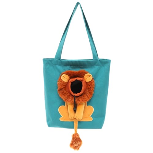 ifundom Kleine Pet Canvas Tragetasche mit Löwenmuster Schultertragetasche für Katzen und Kleine Hunde Komfortabler Tragbarer Haustier reisebeutel mit Großem Innenraum Praktische ifundom Kleine Pet Canvas Tragetasche mit Löwenmuster Schultertragetasche für Katzen und Kleine Hunde Komfortabler Tragbarer Haustier reisebeutel mit Großem Innenraum Praktische von ifundom