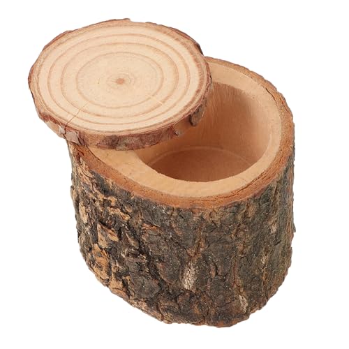 ifundom Kleiner Futternapf Hamster Haustier Wasser füttern Schüsseln Kleine Holzschale abwaschbarer Fressnapf Rattenfutter verschleißfester Futternapf Rattenschüssel Massivholz von ifundom